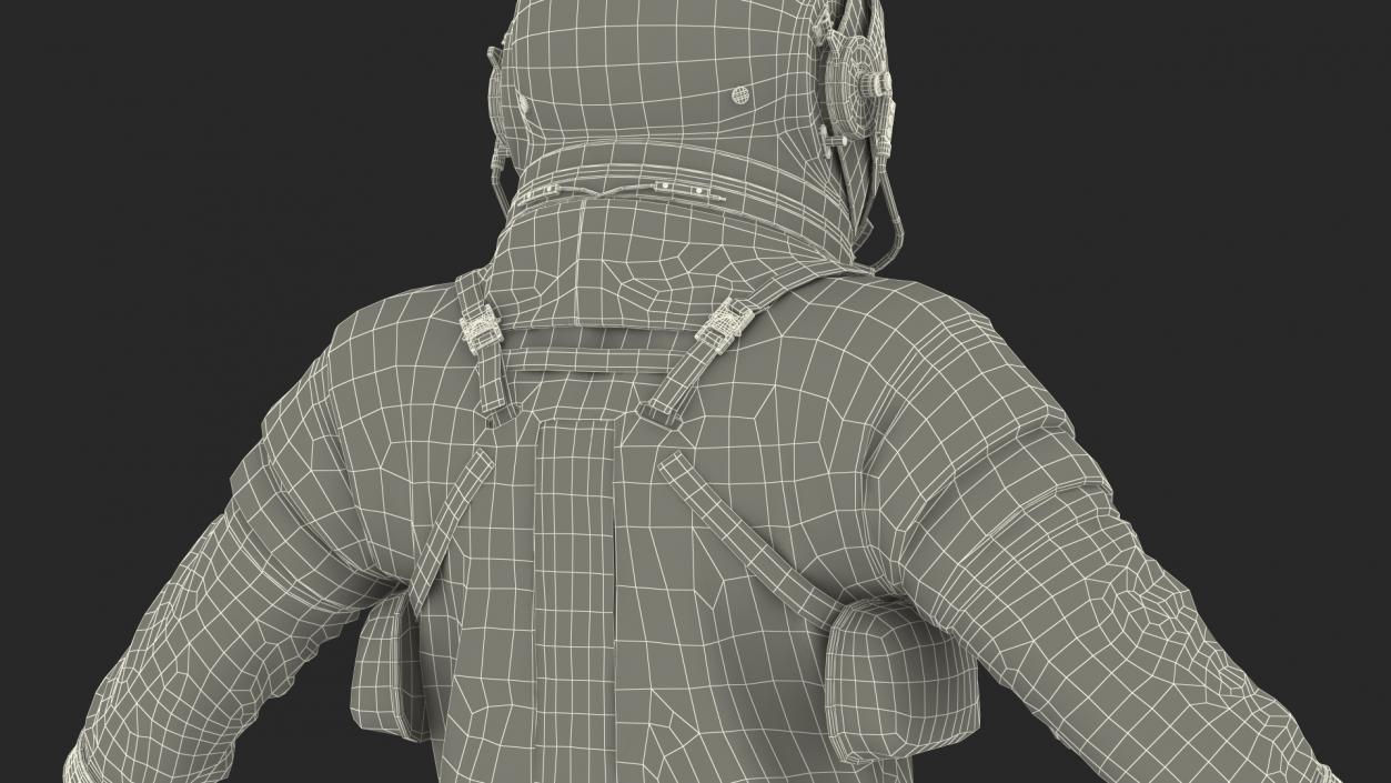 NASA OCSS Astronaut Spacesuit 3D model