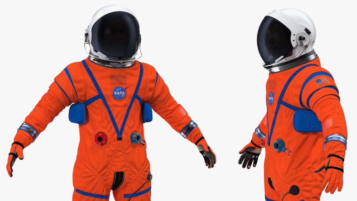 NASA OCSS Astronaut Spacesuit 3D model