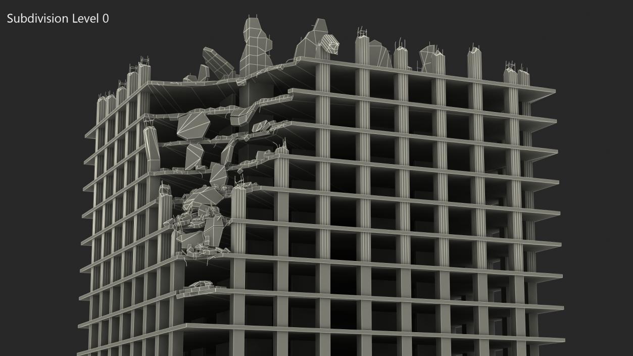 3D Damaged Building