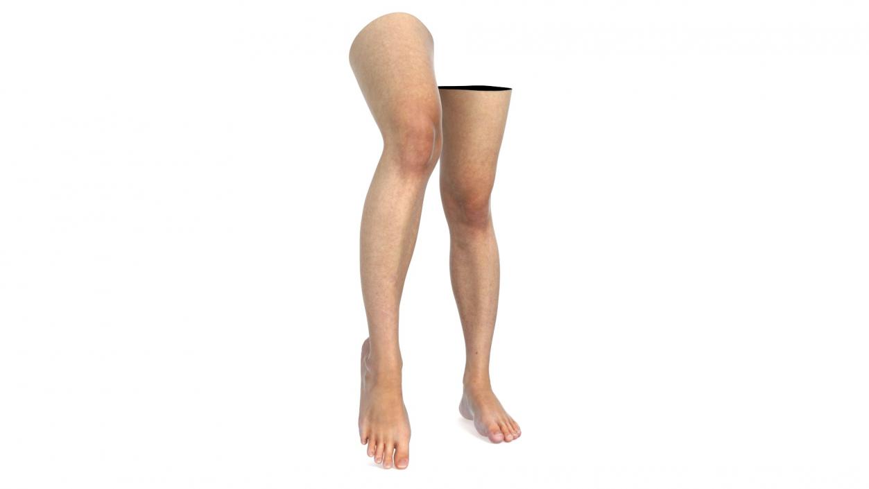 3D model Female Legs Rigged 2