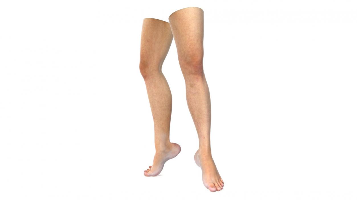 3D model Female Legs Rigged 2