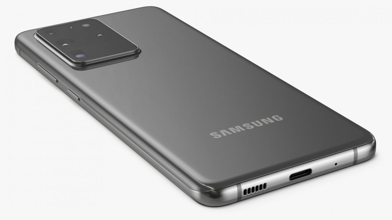 Samsung Galaxy S20 Ultra Grey 3D model