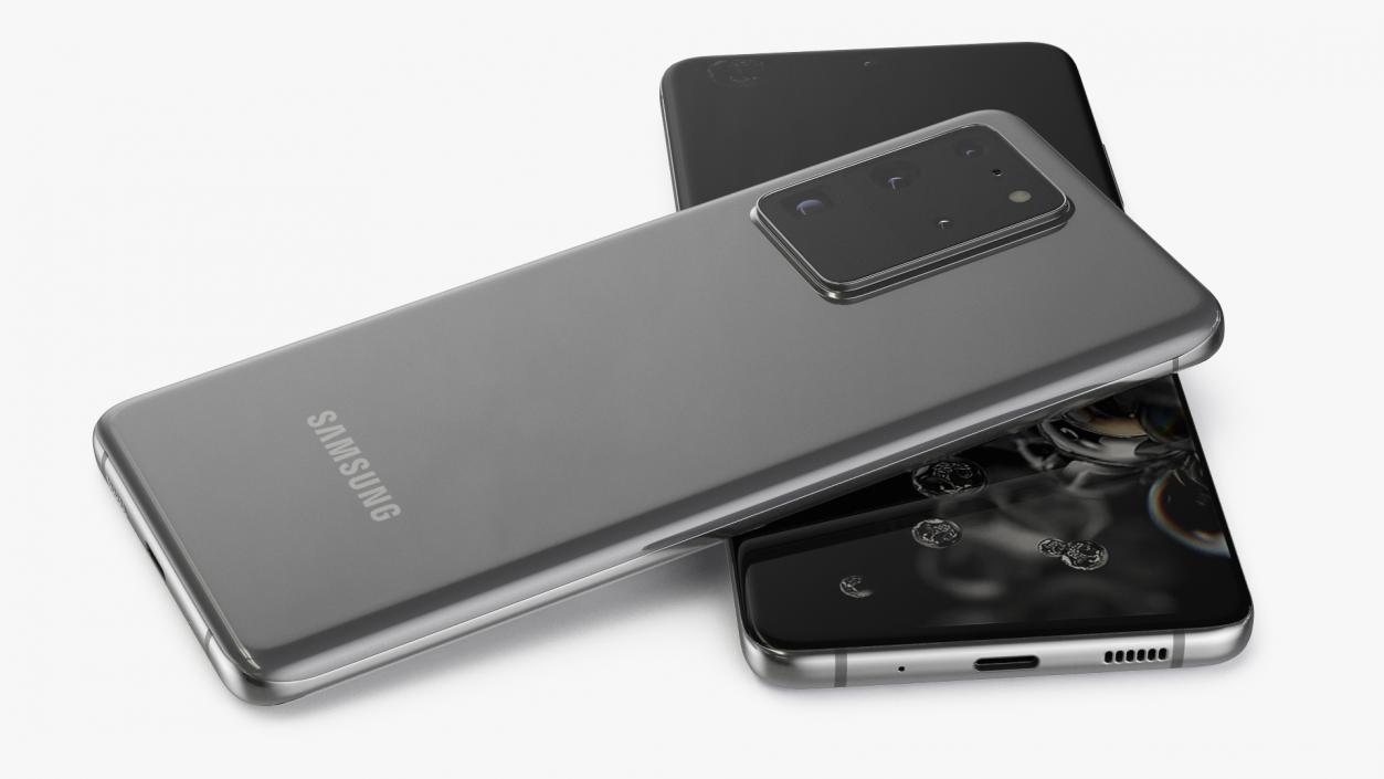 Samsung Galaxy S20 Ultra Grey 3D model