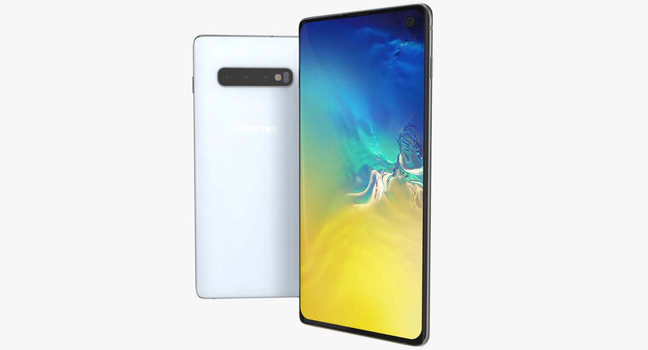 Samsung Galaxy S10 White 3D model