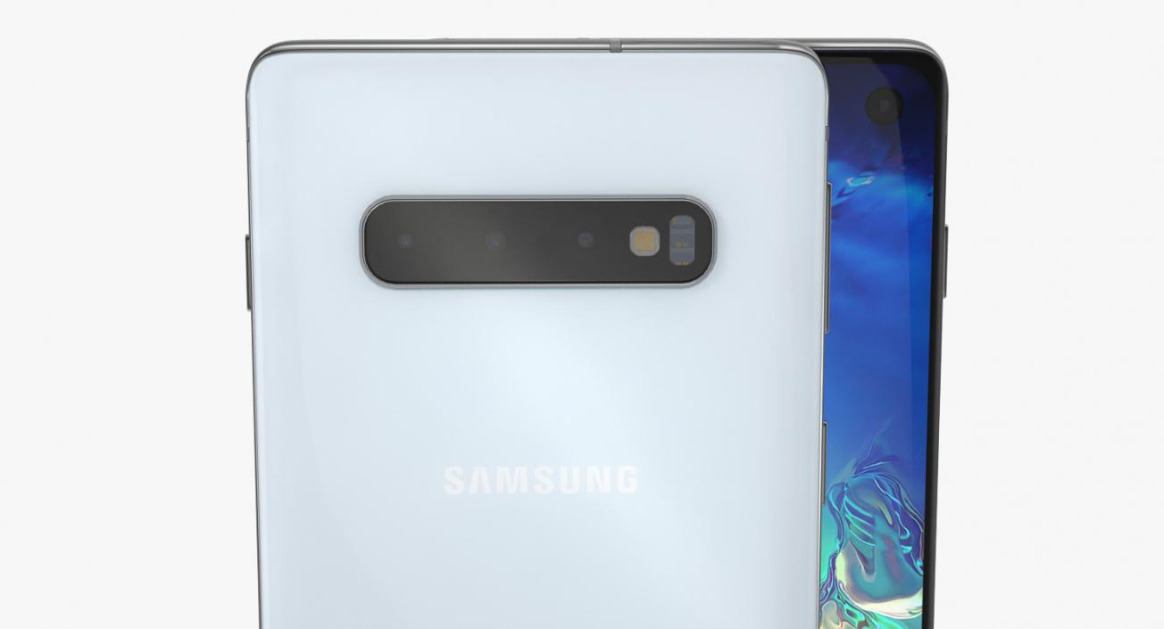 Samsung Galaxy S10 White 3D model