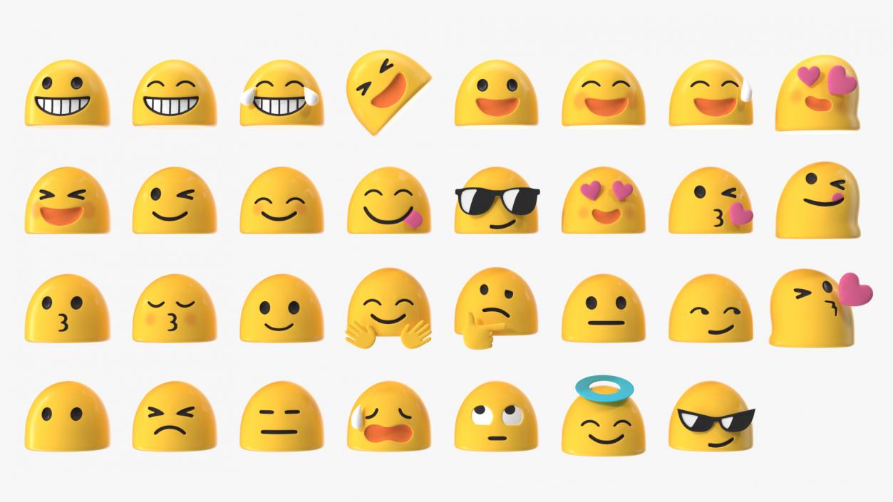 Android Emoji Set 3D