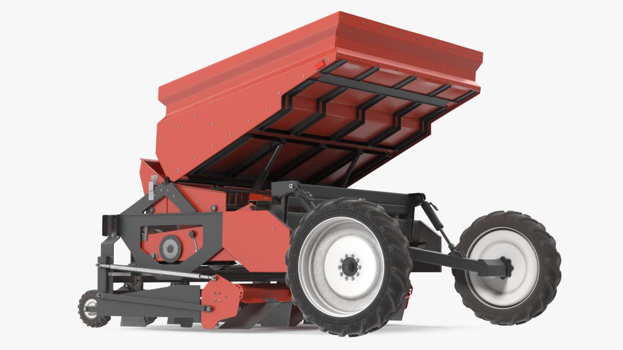 3D Potato Planter Red Used model