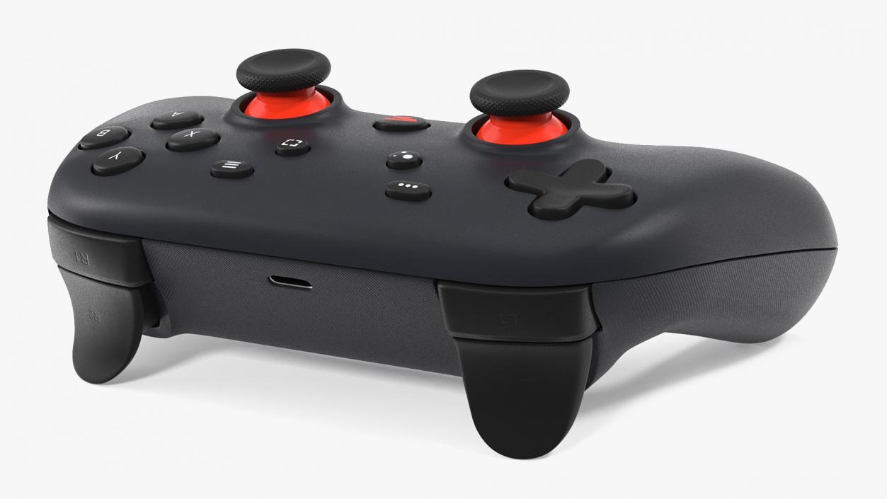 Blue Google Stadia Controller 3D model