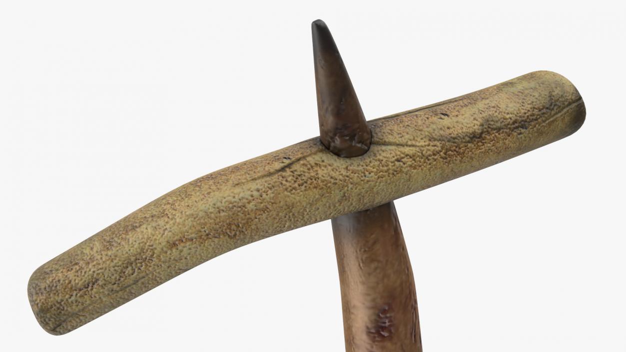 3D Ancient Digging Stick Tool