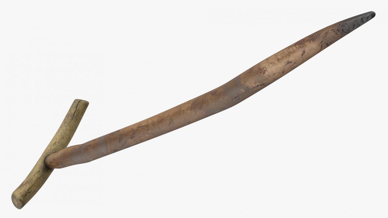 3D Ancient Digging Stick Tool