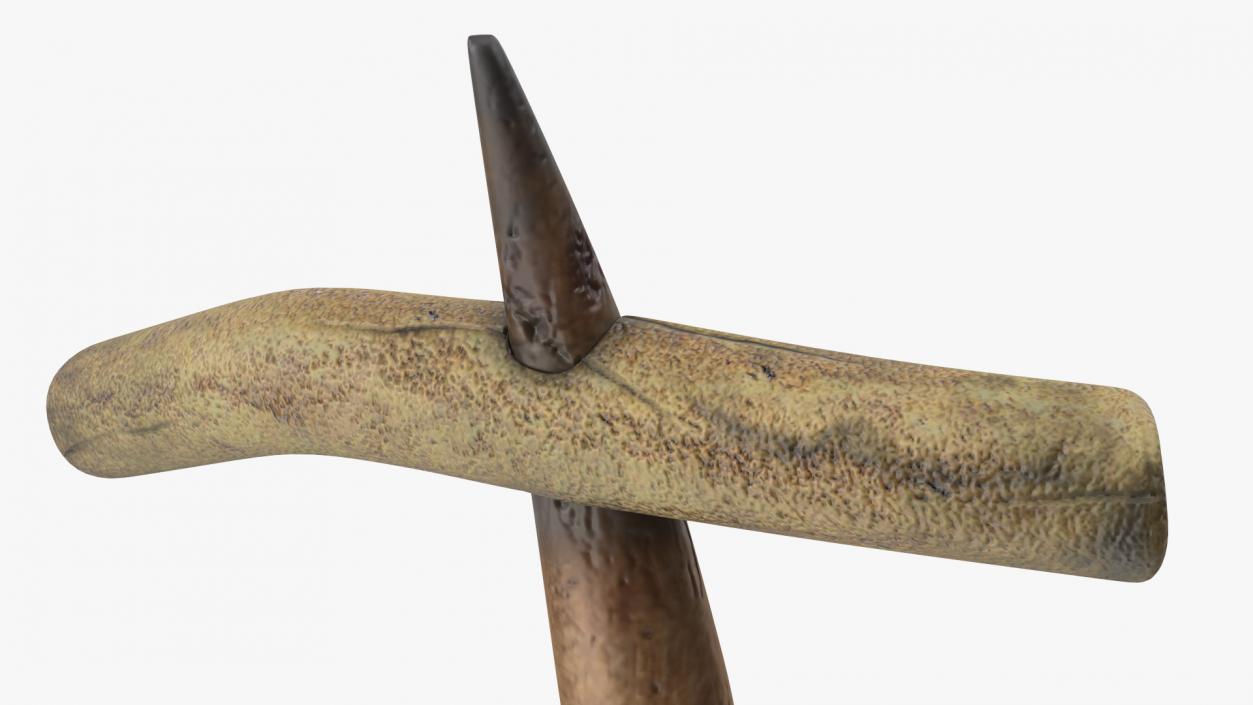 3D Ancient Digging Stick Tool