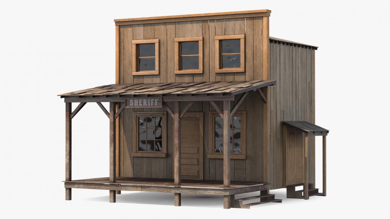 Sheriff Office Wild West 3D model