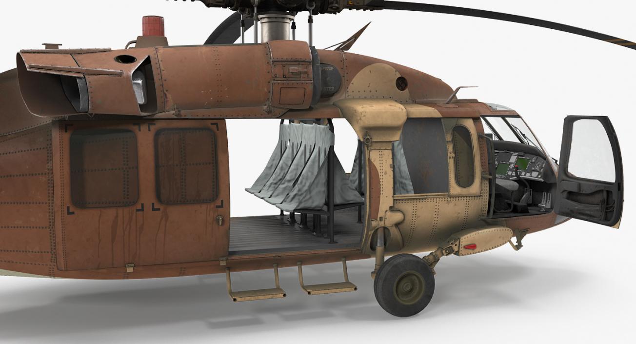 Sikorsky Military Rigged Helicopters Collection 3D