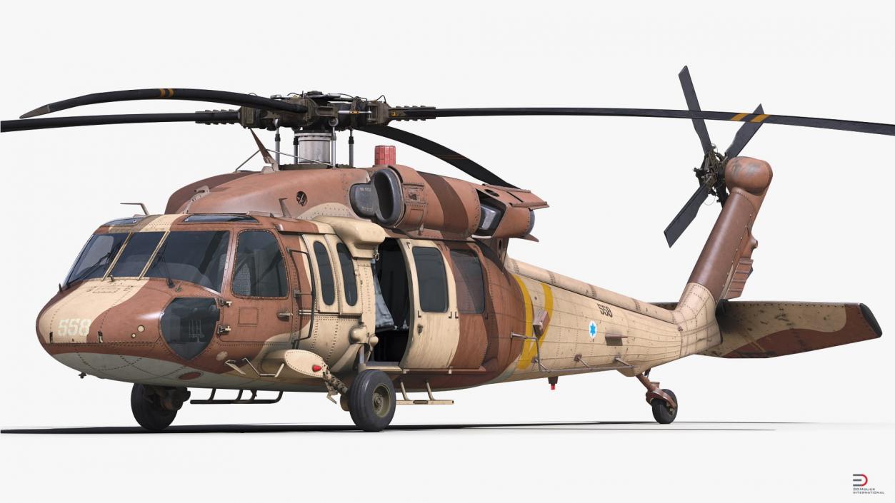 Sikorsky Military Rigged Helicopters Collection 3D