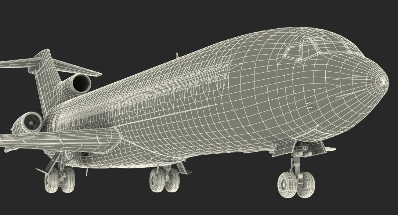 3D Boeing 727-200F Generic model