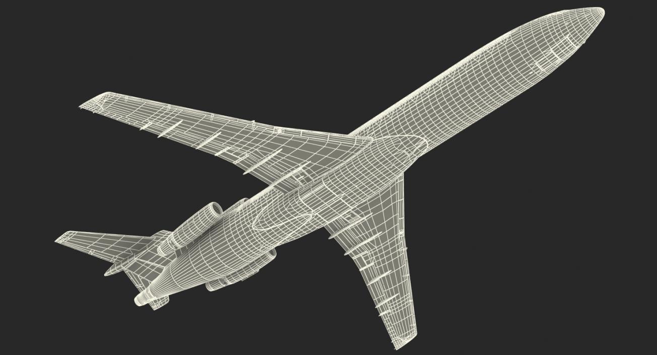 3D Boeing 727-200F Generic model