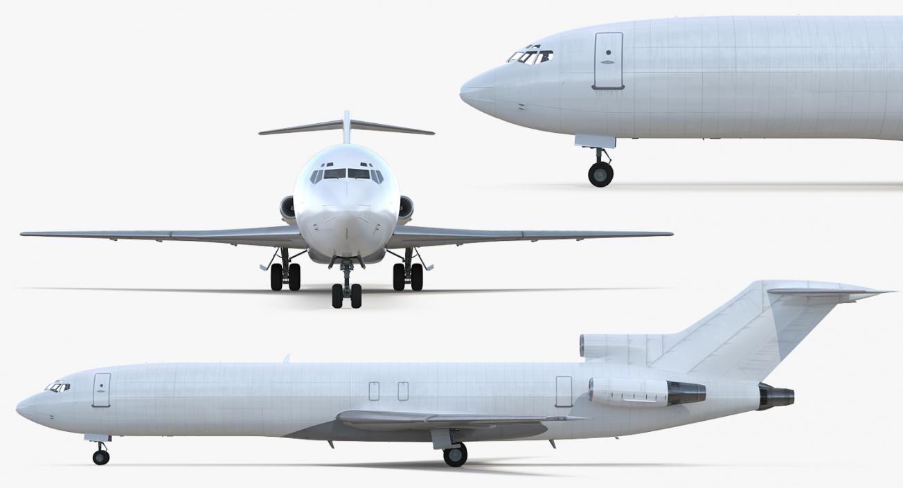 3D Boeing 727-200F Generic model