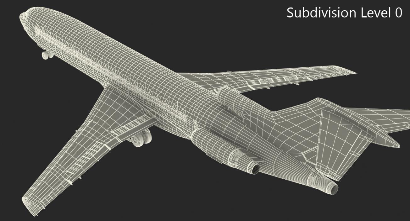 3D Boeing 727-200F Generic model