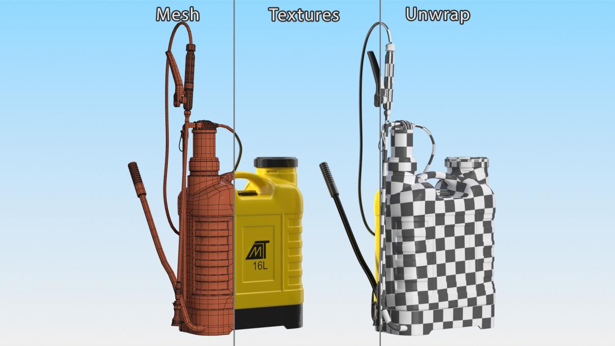 3D Pressure Sprayer MT 16L model