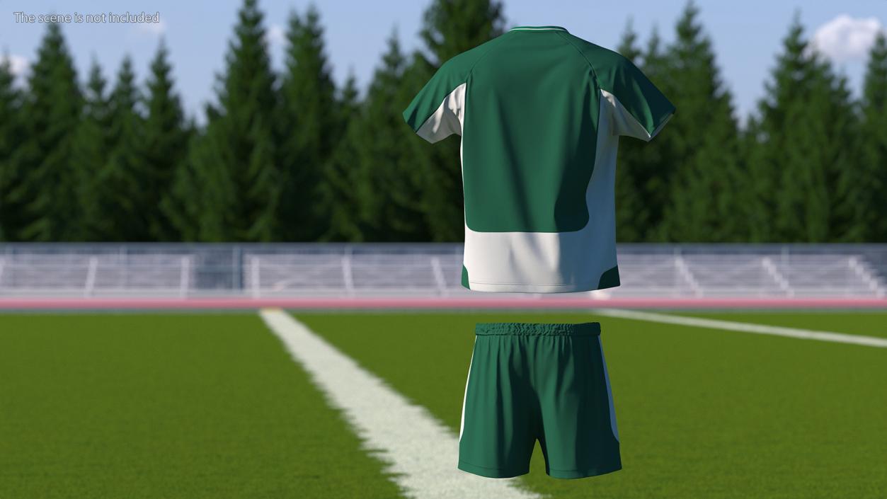 3D Soccer Uniform with Shin Guards