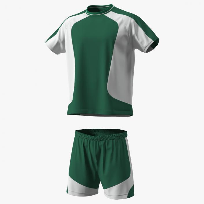 3D Soccer Uniform with Shin Guards