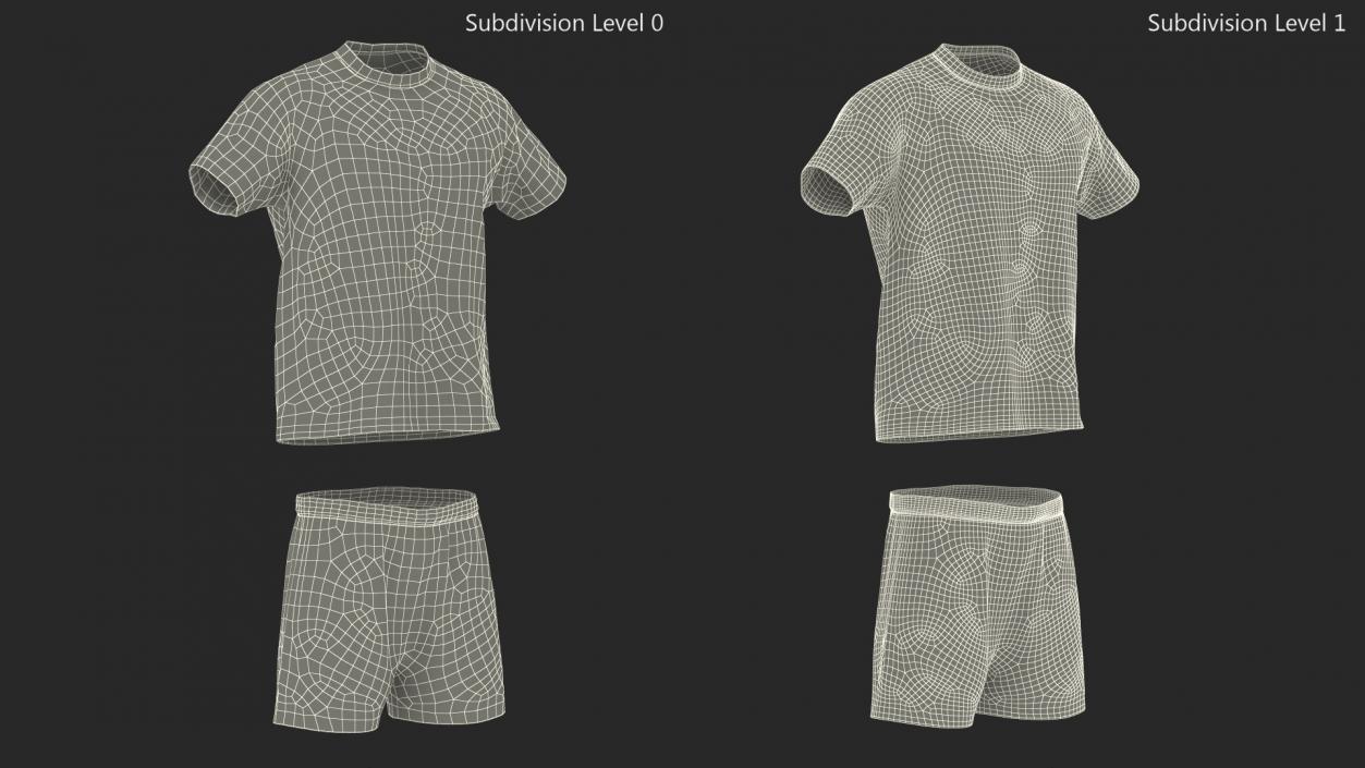 3D Soccer Uniform with Shin Guards