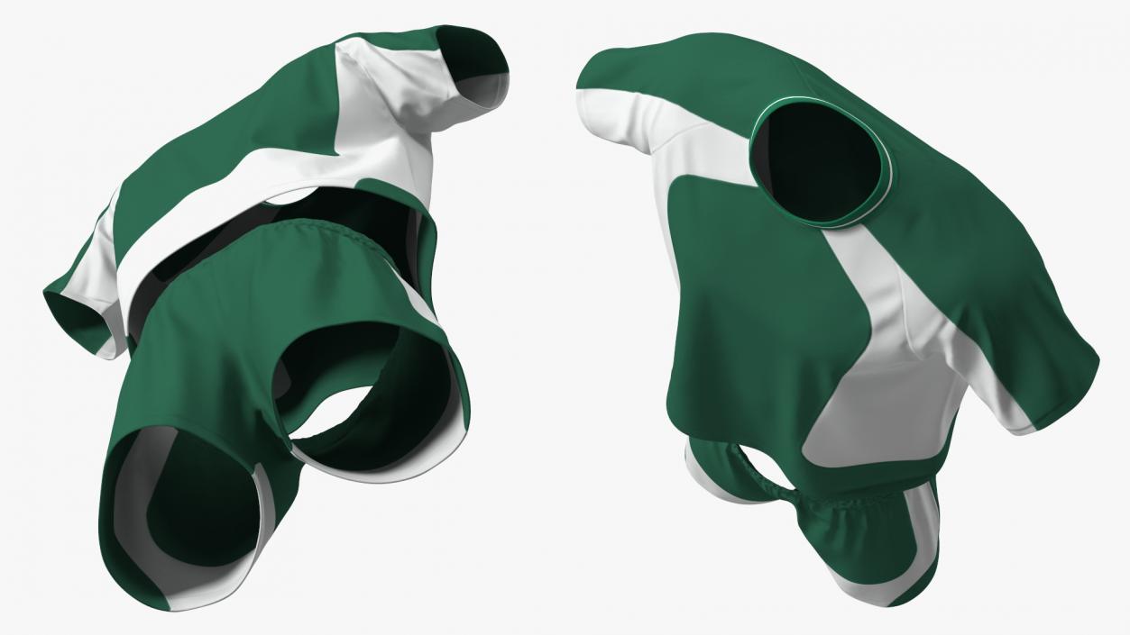 3D Soccer Uniform with Shin Guards