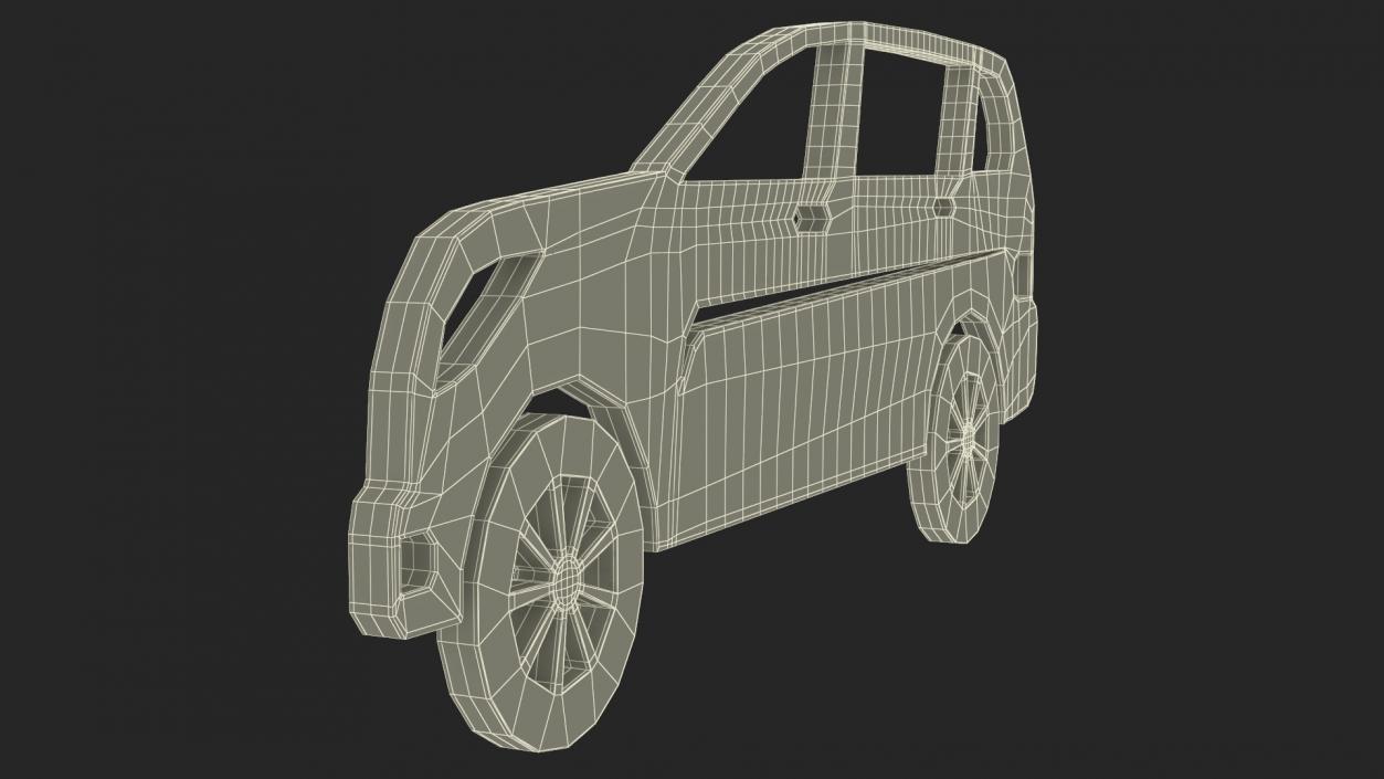 SUV Silhouette 3D model