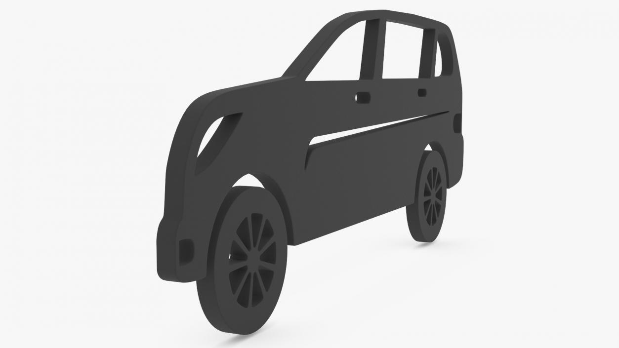 SUV Silhouette 3D model