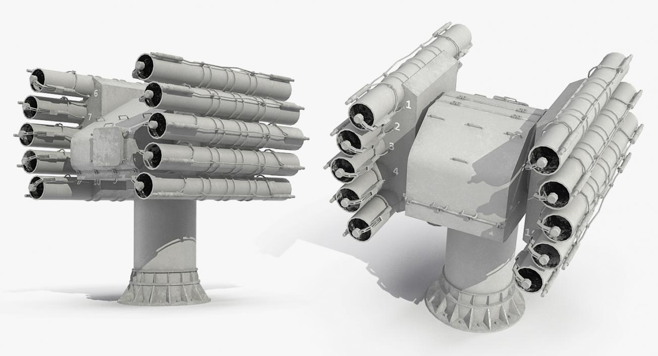 Russian Anti Submarine Weapon UDAV 3D model