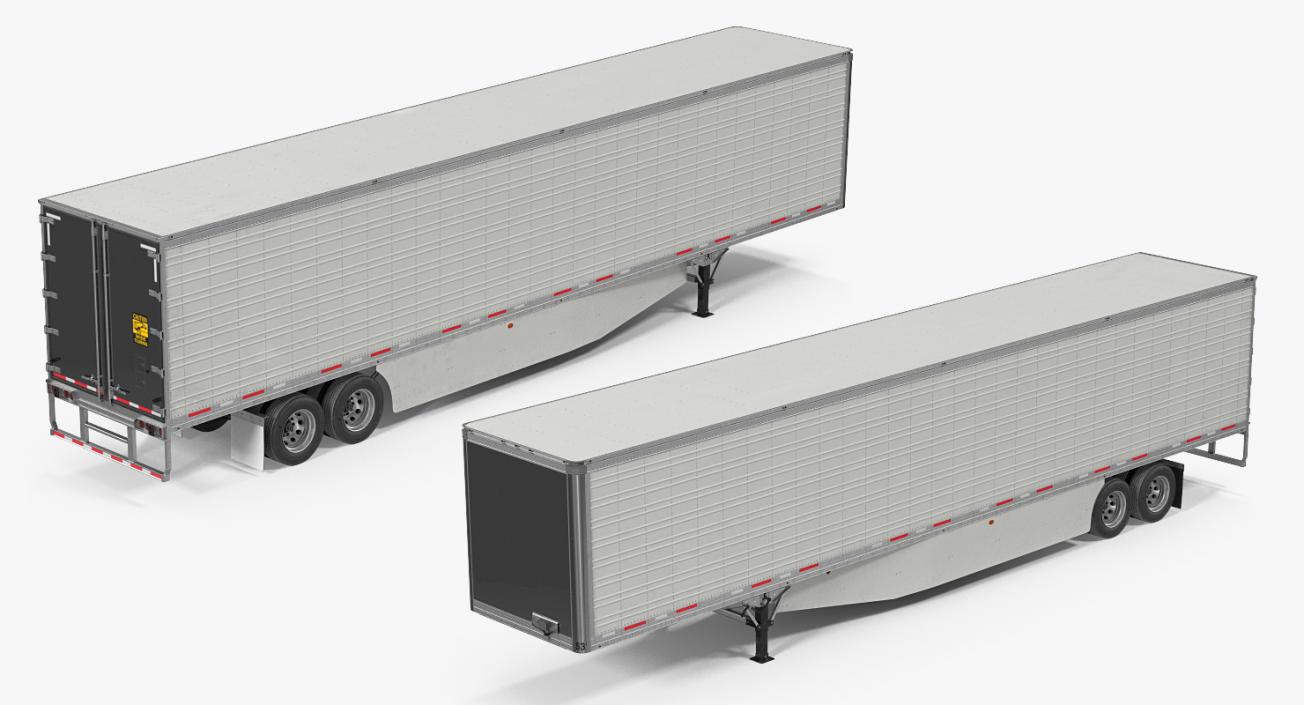 3D Large Semi Trailer Refrigerator