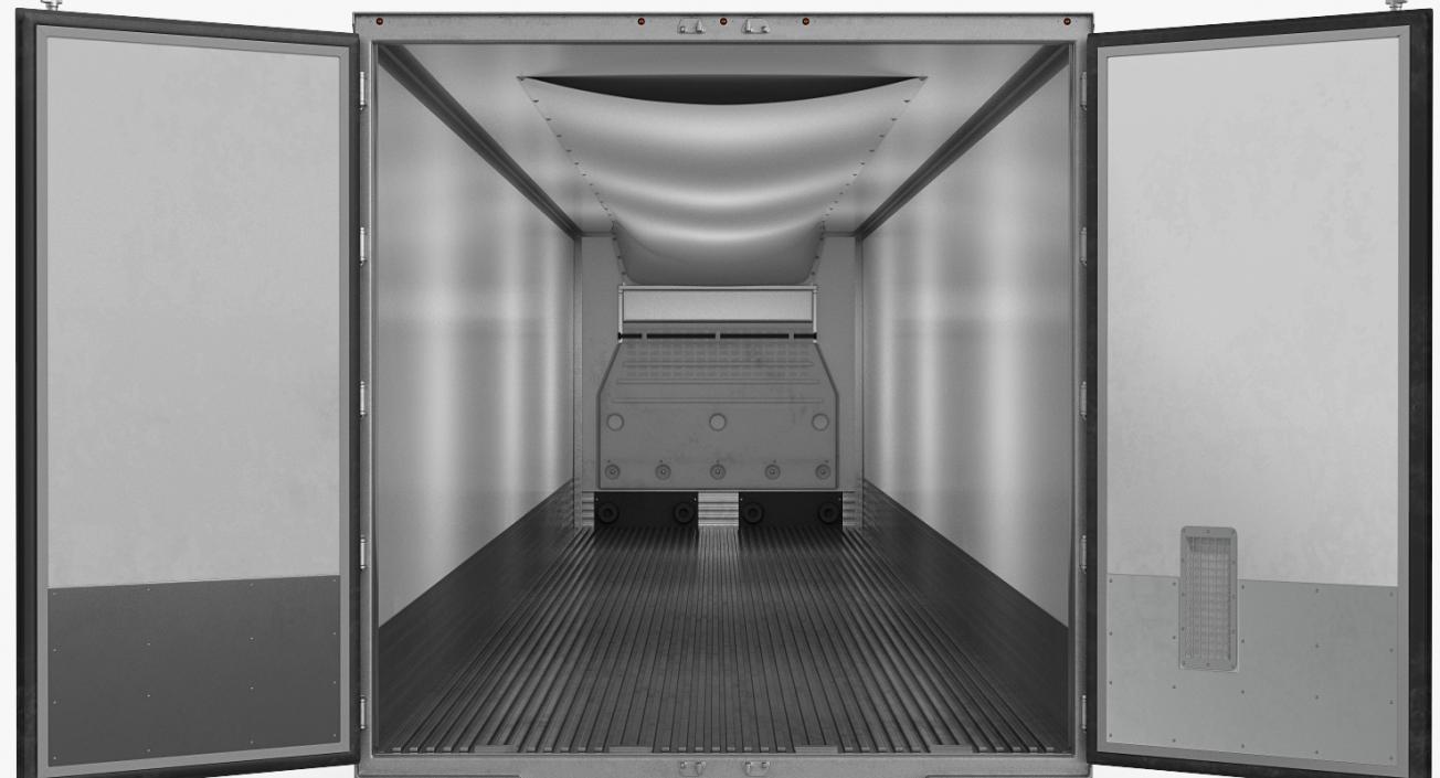 3D Large Semi Trailer Refrigerator