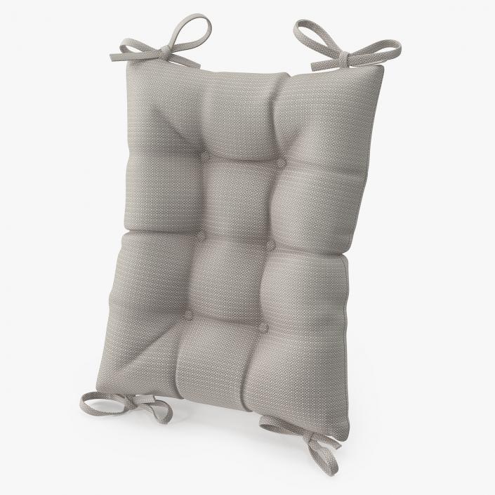 3D Chair Back Cushion Gray model