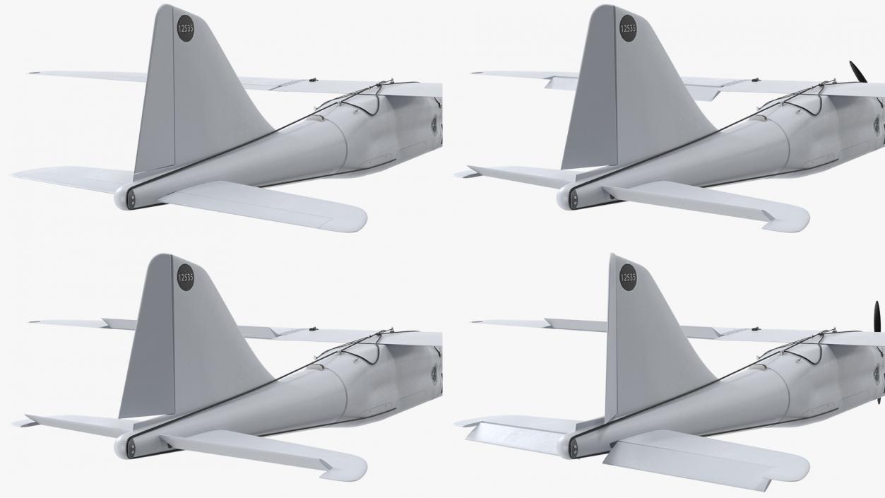 Orlan 10 Russian UAV Rigged 3D