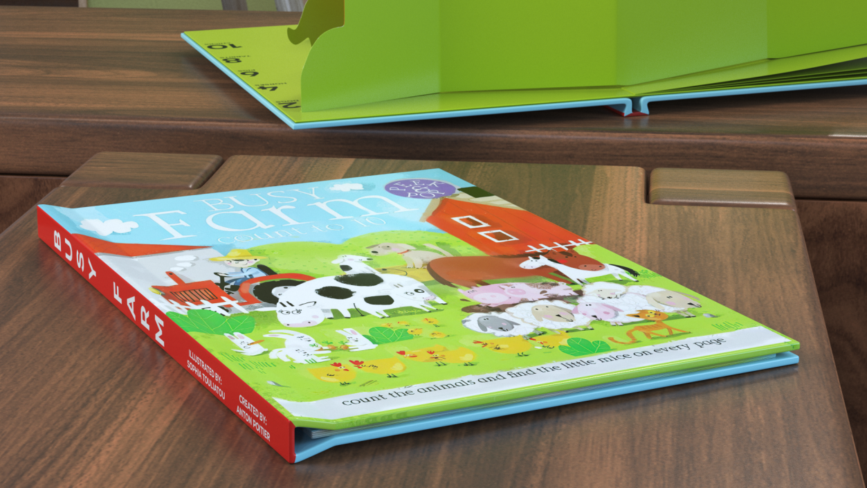 3D model Children Pop Up Book