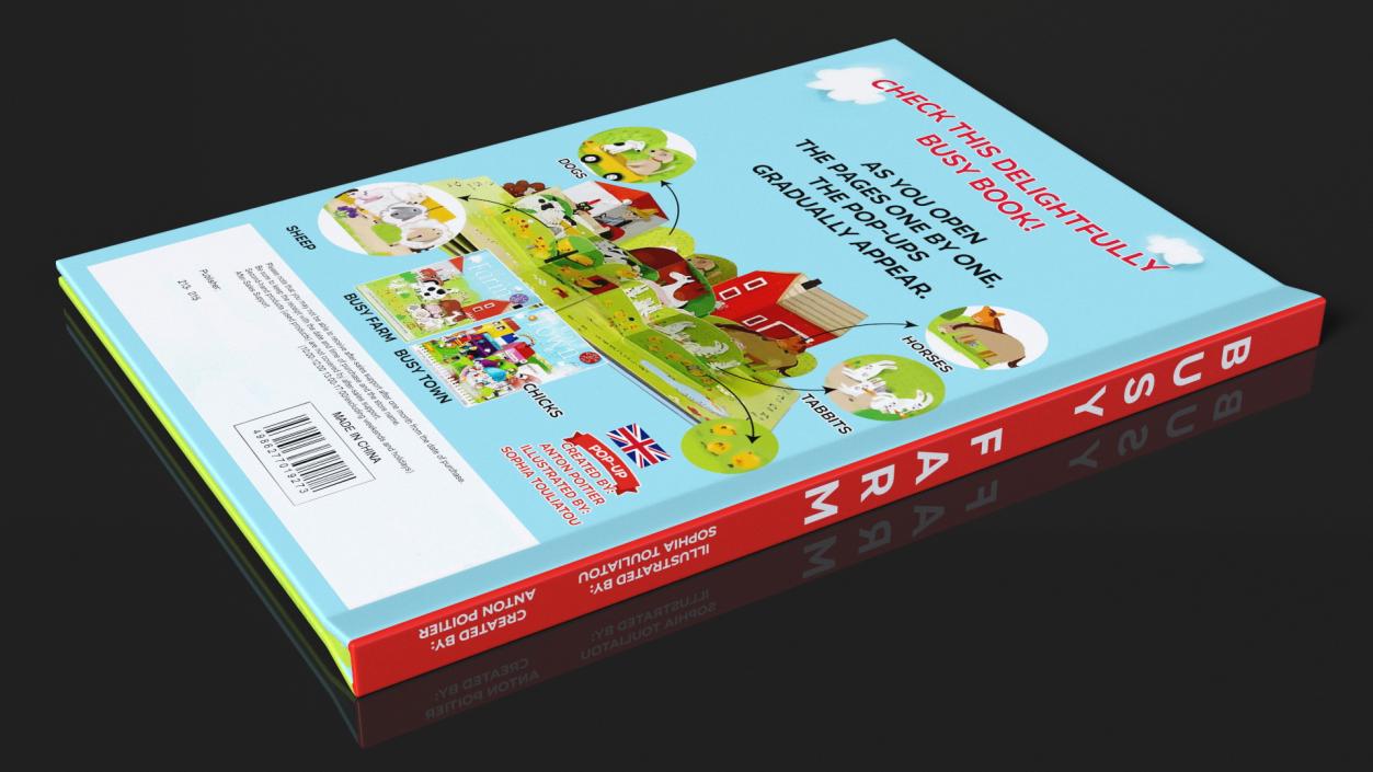 3D model Children Pop Up Book