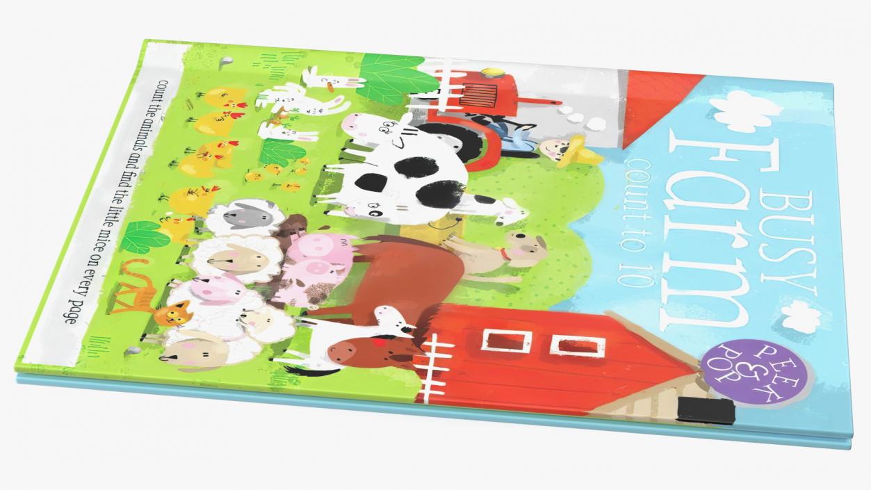 3D model Children Pop Up Book