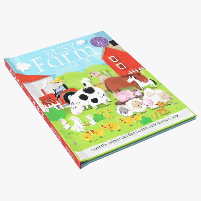 3D model Children Pop Up Book