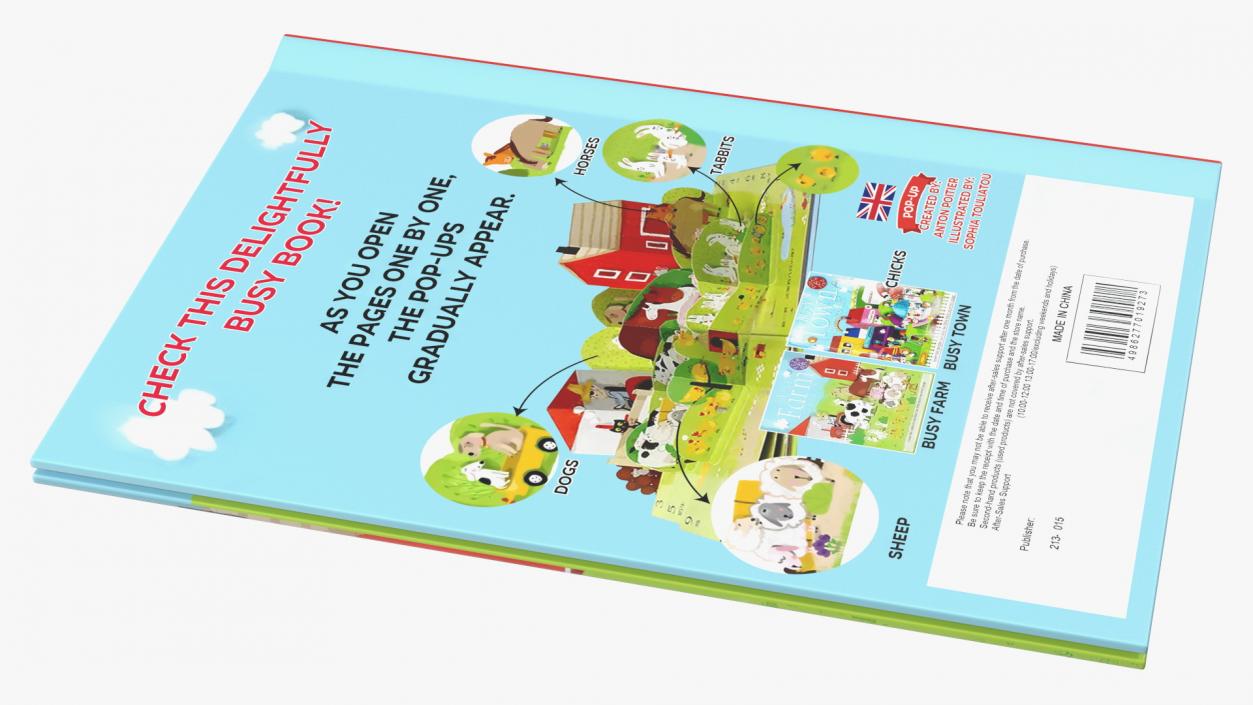 3D model Children Pop Up Book