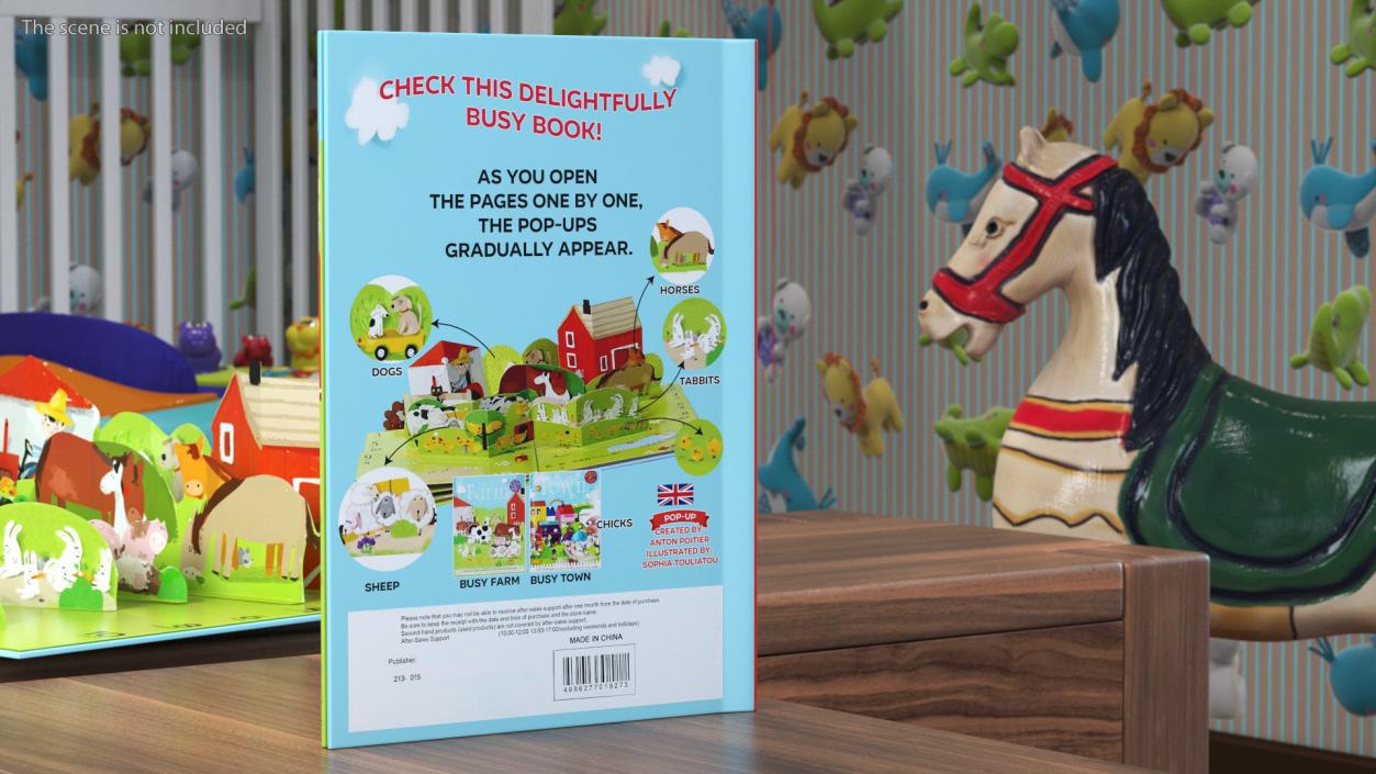 3D model Children Pop Up Book