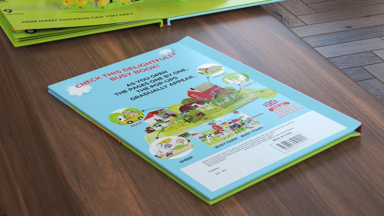 3D model Children Pop Up Book