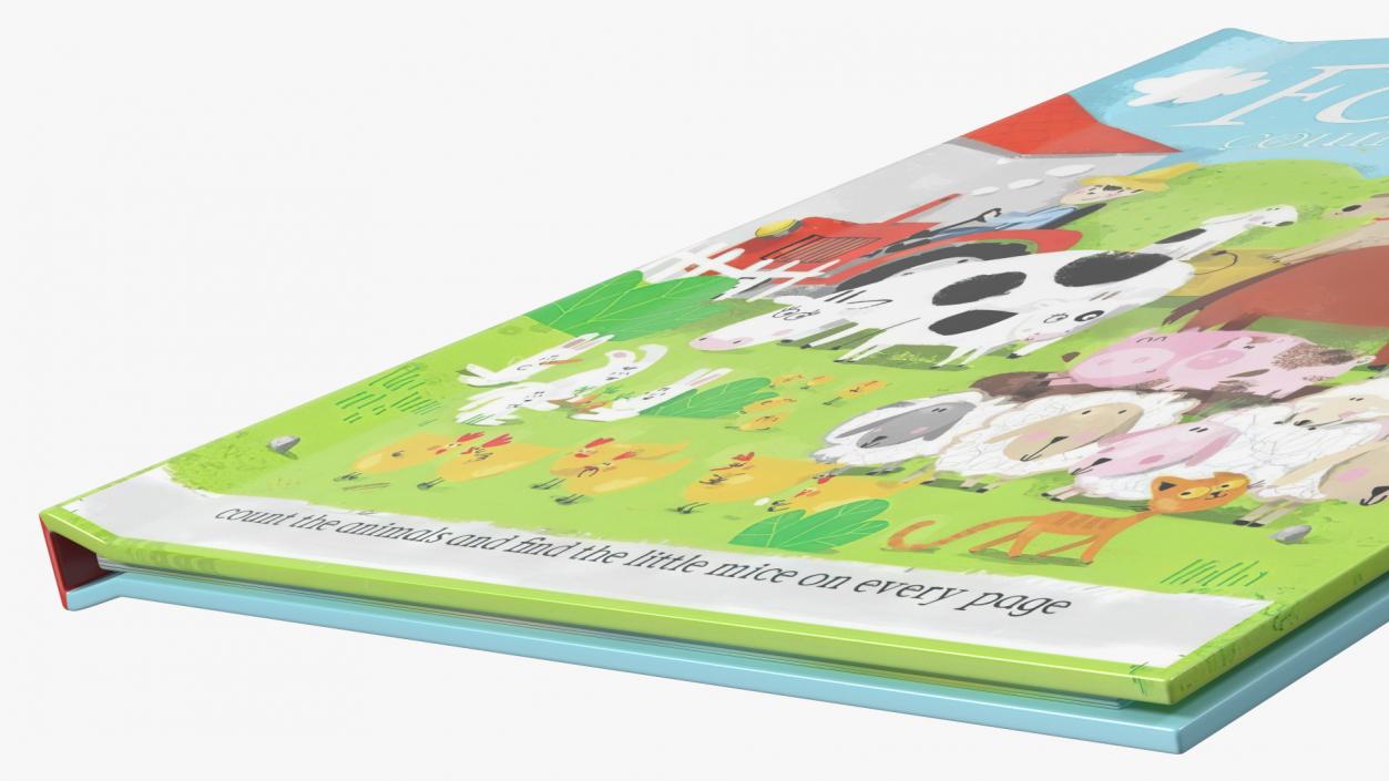 3D model Children Pop Up Book