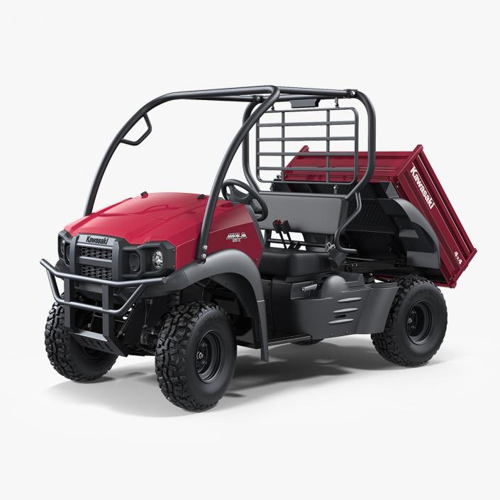 3D 2019 Kawasaki Mule SX 4x4 Clean Rigged model