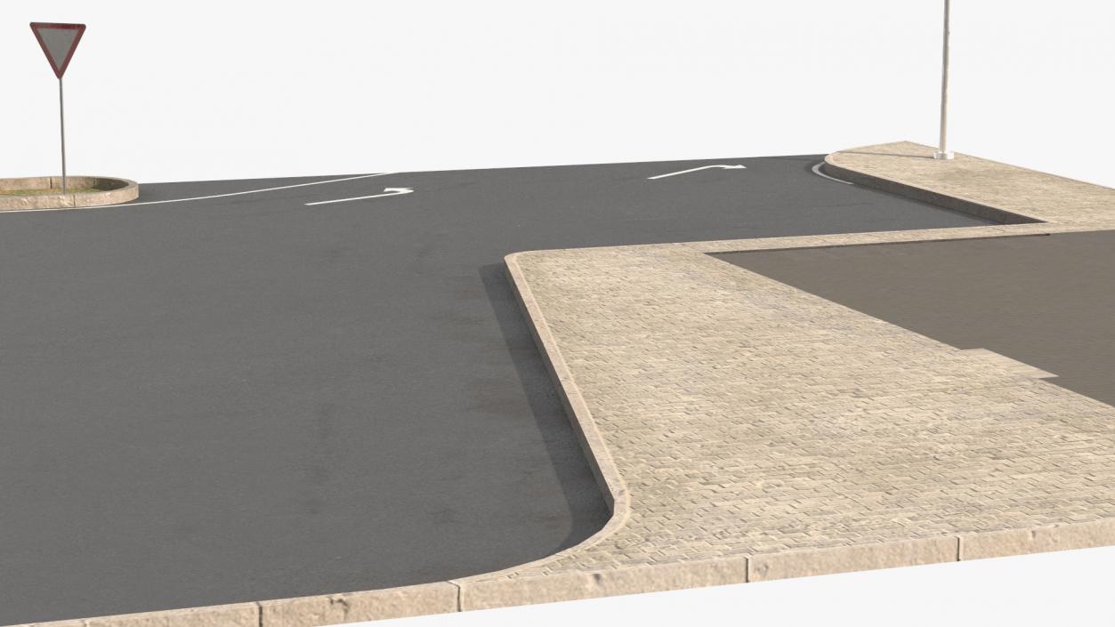 3D Modern Parking Lot model