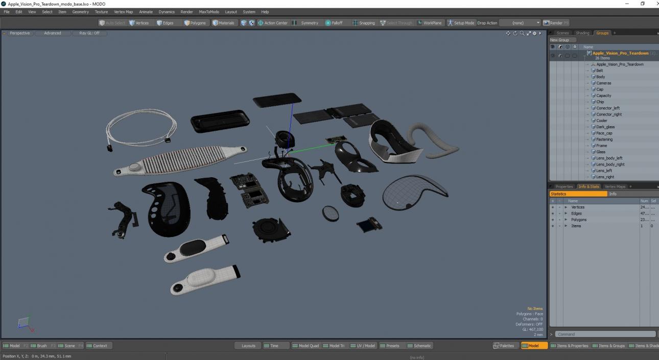 Apple Vision Pro Teardown 2 3D