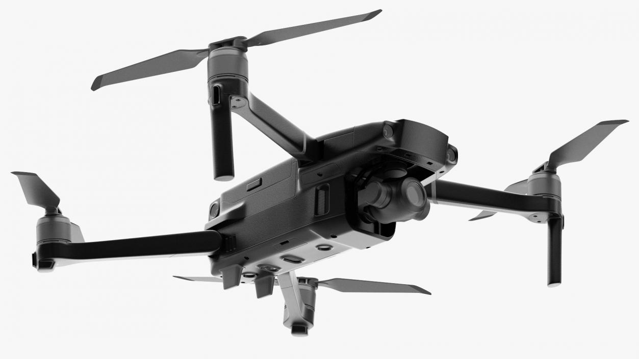 Aerial Drone Rigged 3D model