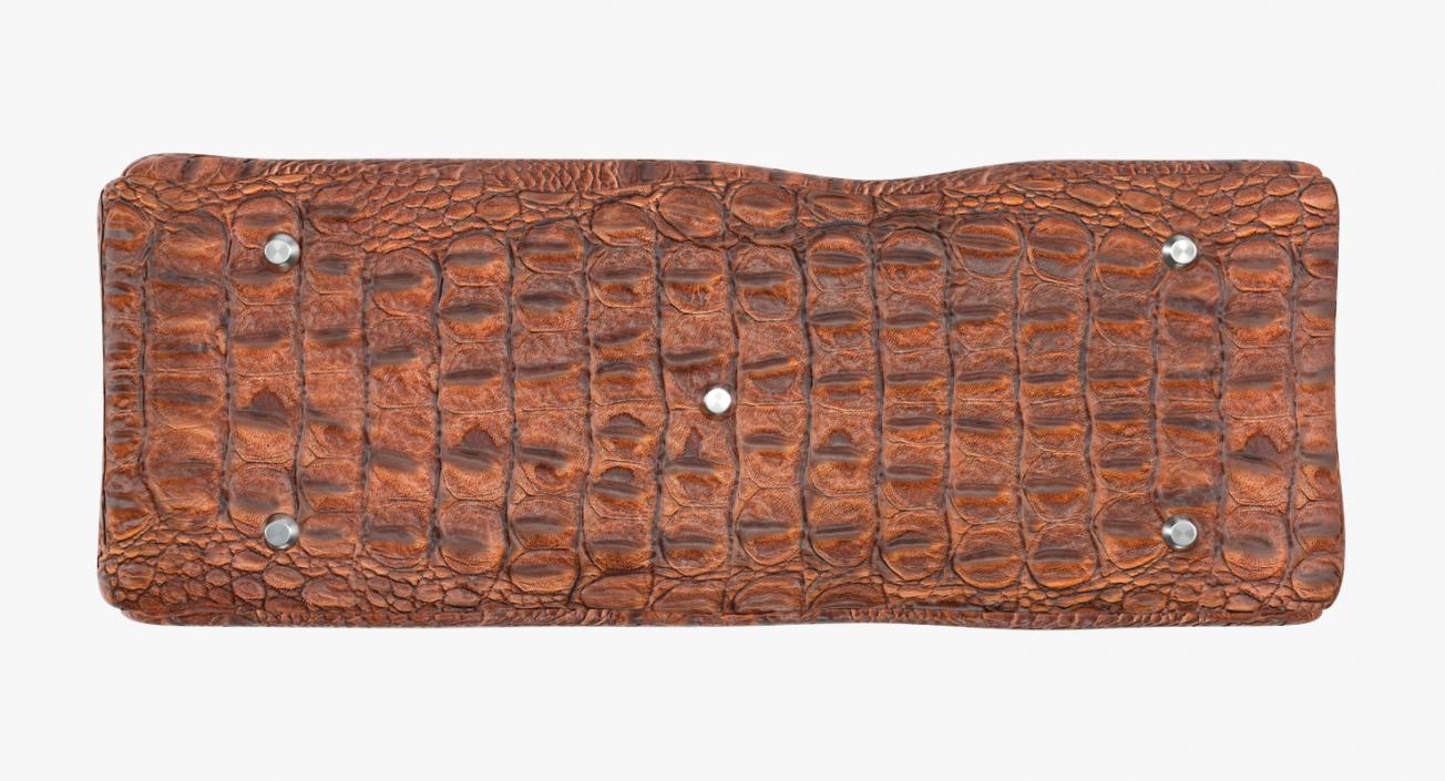 3D model Crocodile Leather Handbag