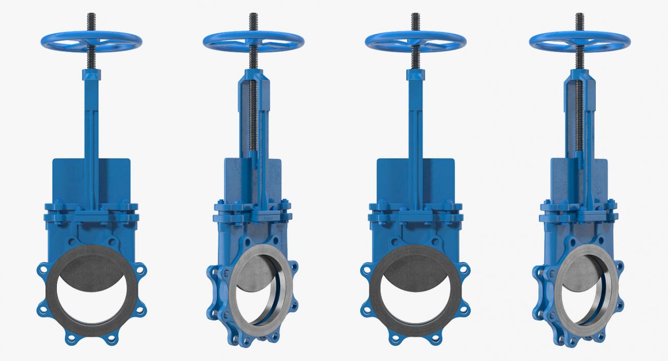 3D Butterfly Knife Gate Valve