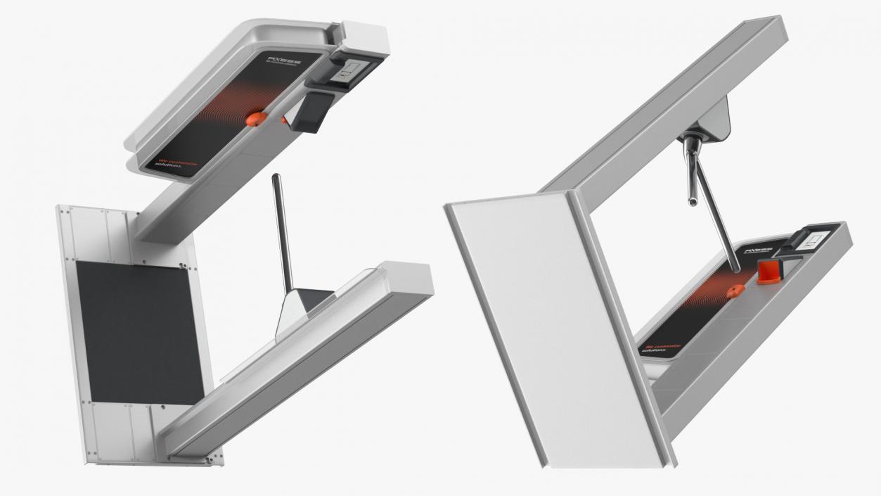 3D model Axess AX500 Smart Gate NG Turnstile