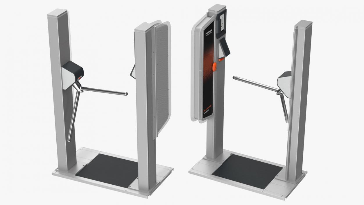 3D model Axess AX500 Smart Gate NG Turnstile